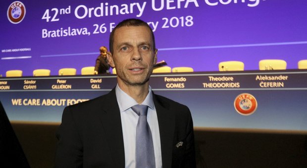 Uefa, Ceferin: «L'Italia investa sugli stadi»