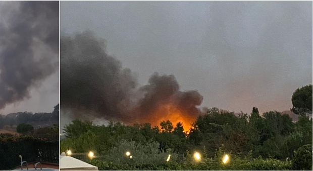 Incendi a Roma, Pm apre inchiesta su maxi rogo Aurelia. Nove ancora attivi: 350 vigili del fuoco in azione