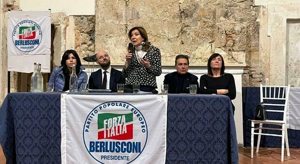 Il ministro Casellati all'abbazia di San Quirico e Giulitta per il sostegno ai candidati reatini di Forza Italia