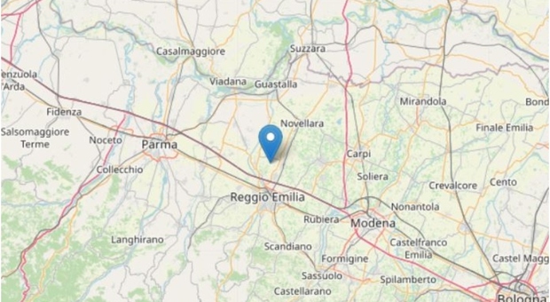 Terremoto a Reggio Emilia: scossa di magnitudo 3.2
