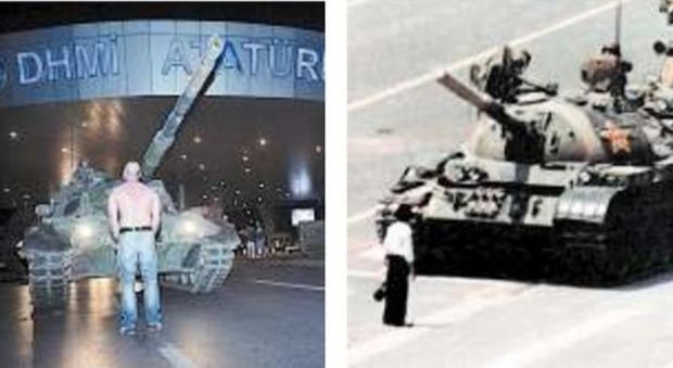 La sfida dei giovani davanti ai carri armati da Pechino a Istanbul la storia in una foto