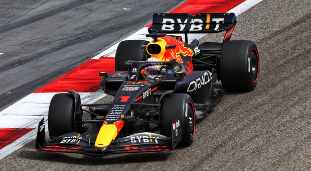 La Red Bull del campione del mondo Max Verstappen