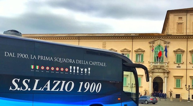 Lazio, giocatori in visita al Quirinale dal presidente Mattarella