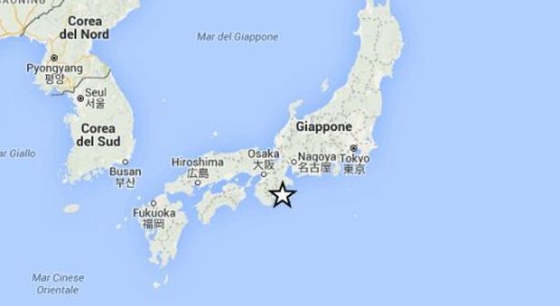 Giappone, forte scossa terremoto sulla costa: magnitudo 6.3