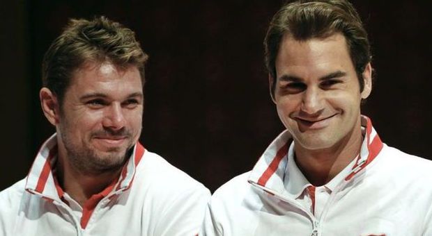 Federer-Wawrinka, lite prima della Davis La moglie di Roger "spacca" la Svizzera