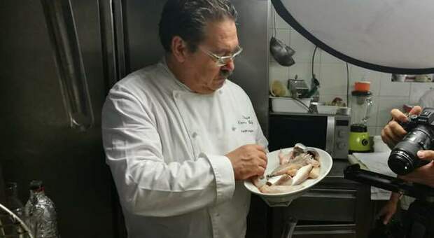 Lo chef Federico Palestini del ristorante Caserma Guelfa