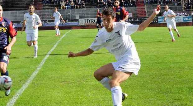 L'esterno Luca Bartolini, 18 anni, dell'Alma Juventus Fano