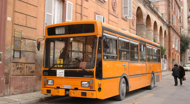 Ancona, esplode vetro sul bus dopo una brusca frenata: due feriti