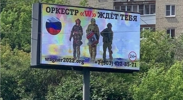 Putin, i mercenari della Wagner costretti a farsi pubblicità: «Unisciti a noi per liberare il Donbass»
