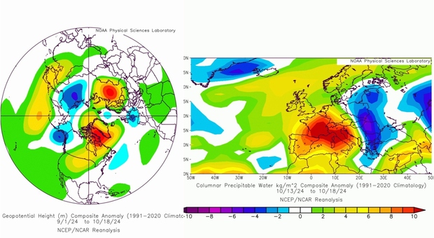 Perché piove così tanto? L’effetto del fronte polare (più basso) e dei fiumi atmosferici