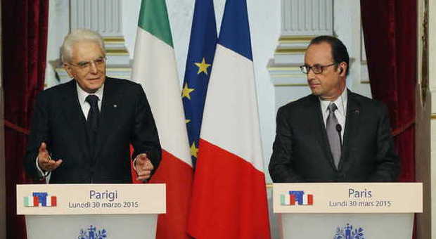 Mattarella a Parigi: «Francia e Italia unite per la ripresa economica e la lotta al terrorismo»