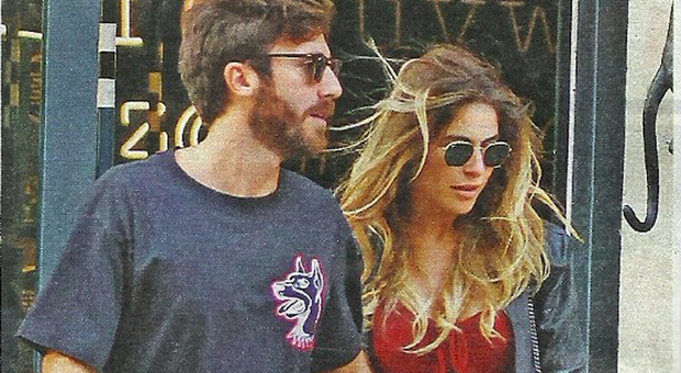 Eleonora Pedron e il fidanzato Niccolò De Vitiis a Milano