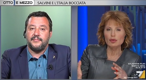 Salvini-Gruber, lite in tv: «Mi avete dato del razzista». Lei: «Le devo togliere l'audio?»