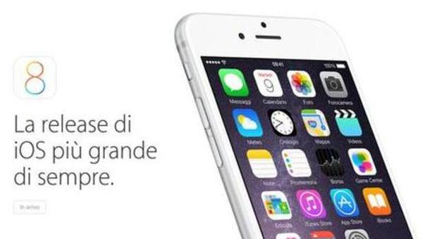 Apple, arriva il nuovo aggiornamento di iOS 8: «Ci scusiamo per l'inconveniente»