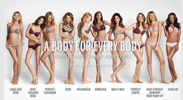 Victoria's Secret "A body for every body"