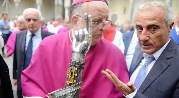 L'arcivescovo Morelli e il questore Anzalone