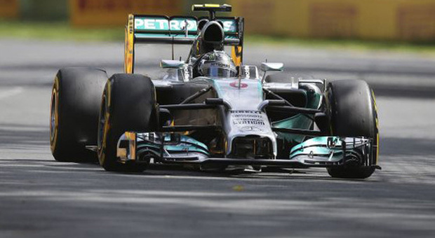 La Mercedes di Rosberg ha dominato il GP d'Ausralia