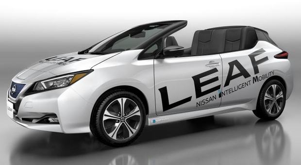 La Nissan Leaf Open Car