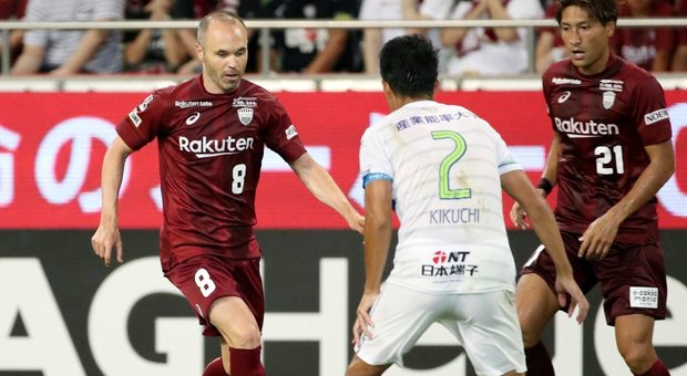 Iniesta, debutto amaro in Giappone: il suo Vissel Kobe perde 0-3