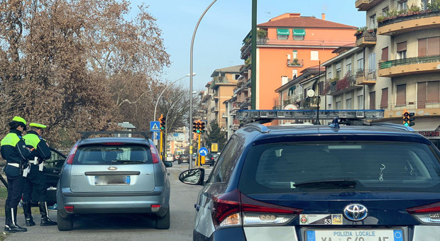I controlli della polizia locale sul put di Treviso