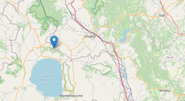 Terremoto in Umbria: trema la terra a Castel Giorgio. Scossa avvertita anche a Orvieto