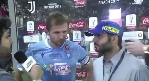 Abdullah, il saudita innamorato dell'Italia che indossava il berretto del Frosinone durante la Supercoppa tra Lazio e Juventus