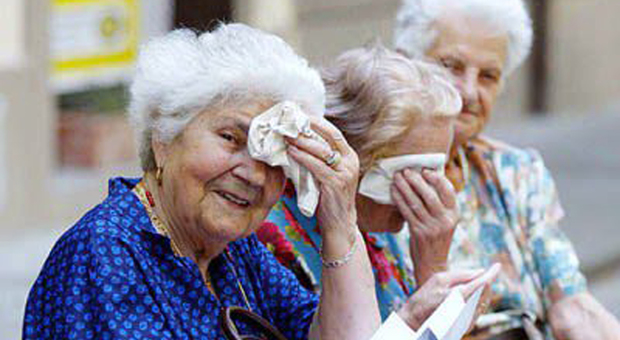 Allarme afa per gli anziani