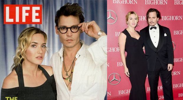 Johnny Depp e Kate Winslet si incontrano dopo 11 anni da "Neverland"