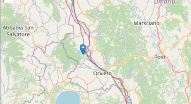 Scossa di terremoto avvertita nella Tuscia: epicentro in Umbria nella zona di Orvieto