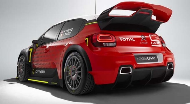 La Citroen C3 WRC che partetiperà al prossimo mondiale rally