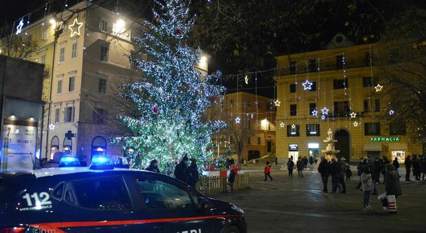 I controlli dei carabinieri in centro ad Ancona