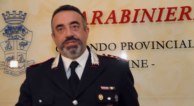 Il tenente colonnello Fabio Pasquariello