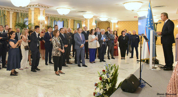A Roma la Festa per il 32° Anniversario dell’Indipendenza della Repubblica dell’Uzbekistan: il ricevimento