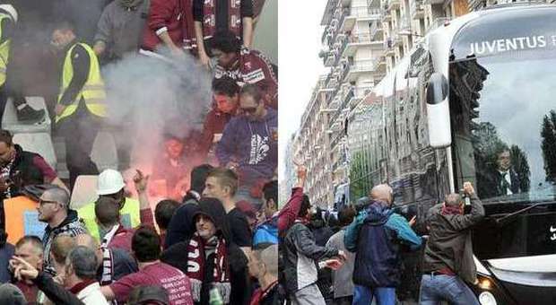 La Juve perde il derby, festa scudetto rimandata. Bomba carta allo stadio: 11 feriti, uno è grave. 5 arresti