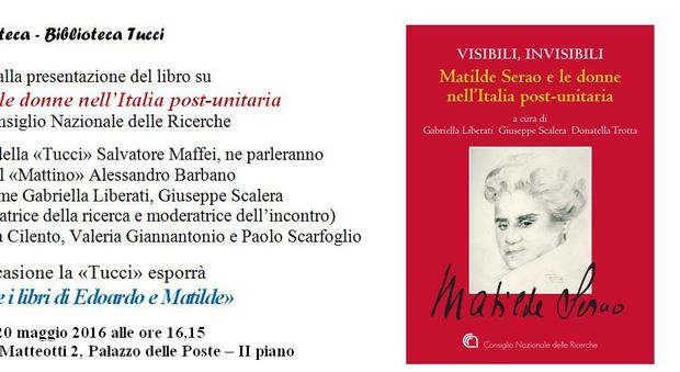 «Visibili, invisibili. Matilde Serao e le donne nell’Italia post-unitaria», nuovo libro sulla fondatrice del Mattino