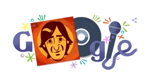 Giorgio Gaber nel doodle di Google: l'omaggio per il suo compleanno