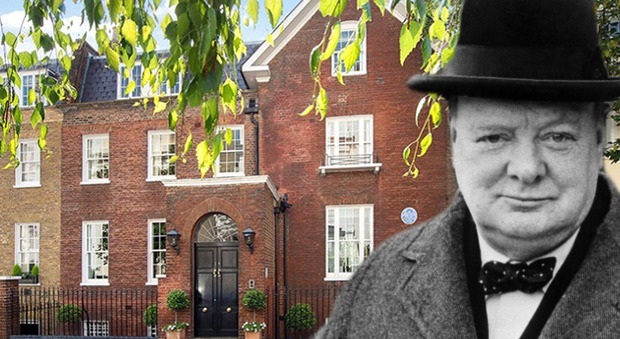 La villa londinese di Winston Churchill in vendita per 23 milioni di sterline (da Christie's International Real Estate)