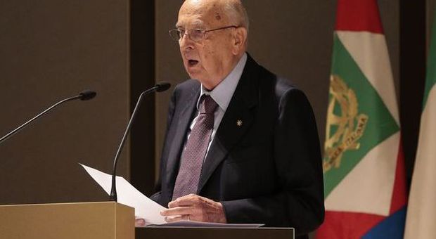 Il presidente Napolitano (Foto Andreoli/LaPresse)