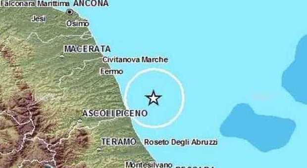 Terremoto magnitudo 3.4 Paura tra Marche e Abruzzo