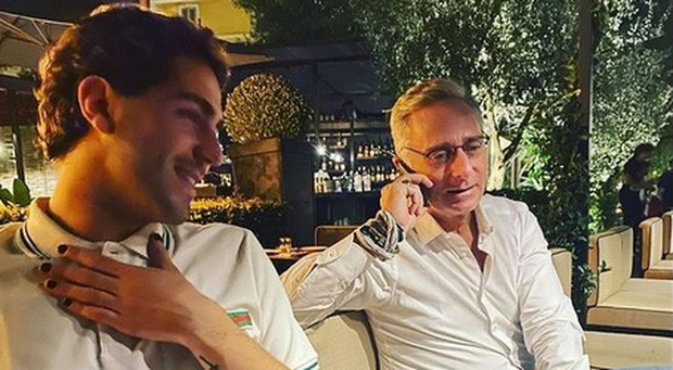 Tommaso Zorzi e Paolo Bonolis (Instagram)