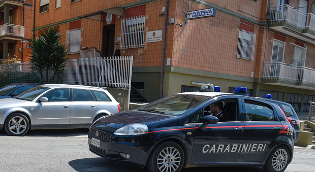 La caserma dei Carabinieri di Cisterna