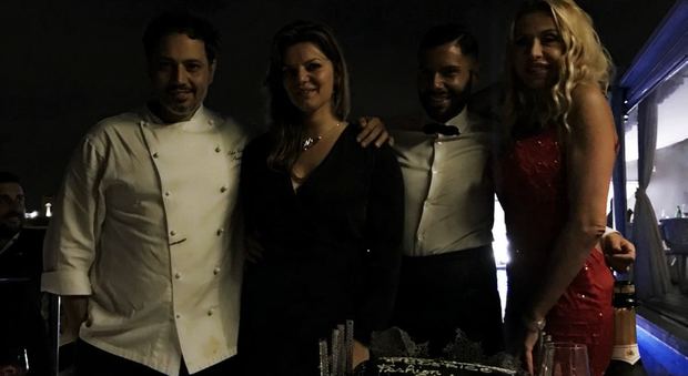 Dalla Marini alla Arcuri, vip e personaggi alla corte di chef Niko Sinisgalli per festeggiare Federico "Fashionstyle" Lauri
