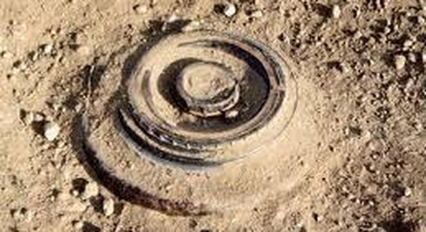 Allarme alla base Usa per una mina antiuomo: forse persa dai militari