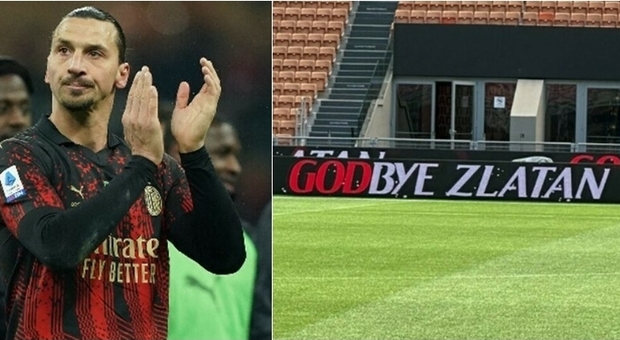 Milan, il saluto "divino" a Ibrahimovic: «GodBye Zlatan»
