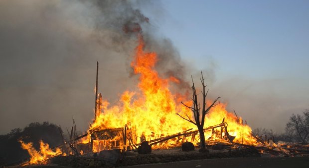 Usa, le fiamme devastano i vigneti della California: un morto e 20mila sfollati