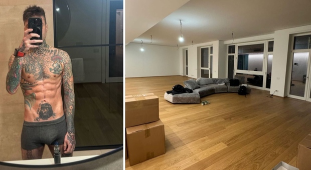 Fedez mostra la sua nuova casa da single a Milano: le prime foto dell'attico open space da 400mq