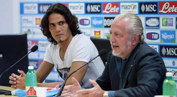 Cavani: «Tornerei a Napoli ma non con De Laurentiis»