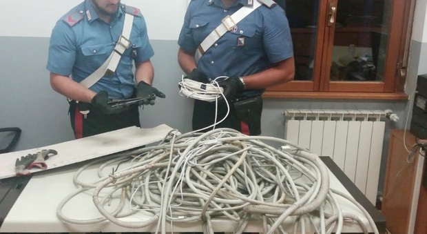 Roma, ruba 50 chili di rame in uno stabile abbandonato: arrestato