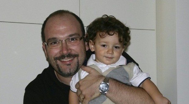Andrea Albanese e il piccolo Luca