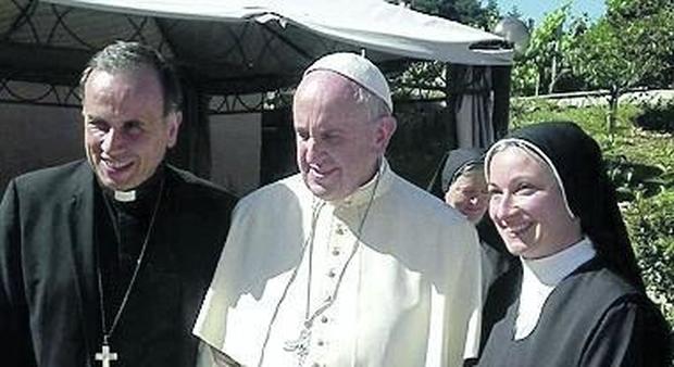 Il vescovo Pompili con Papa Francesco